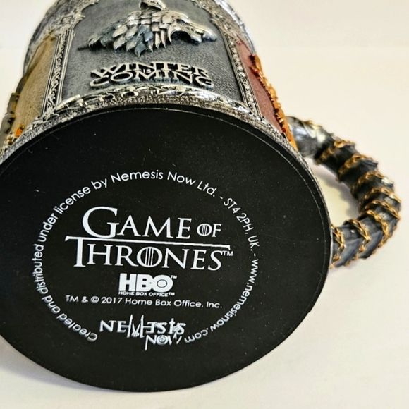( 2 ) Game of Thrones Tankards, 2 Pounds, Silver/Gold/Red/ Black/Blue - Picture 10 of 13